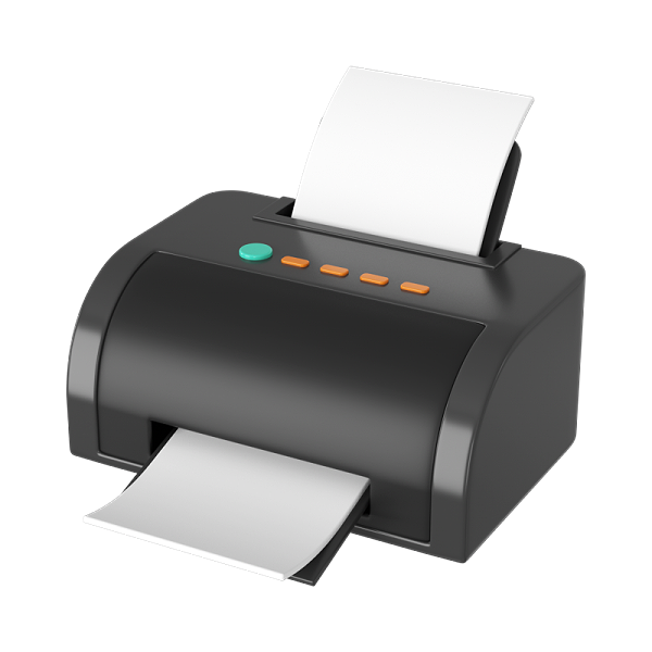 千库网_3DC4D立体电子设备打印机_元素编号13407777