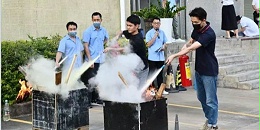 2022年灵科超声波消防演练