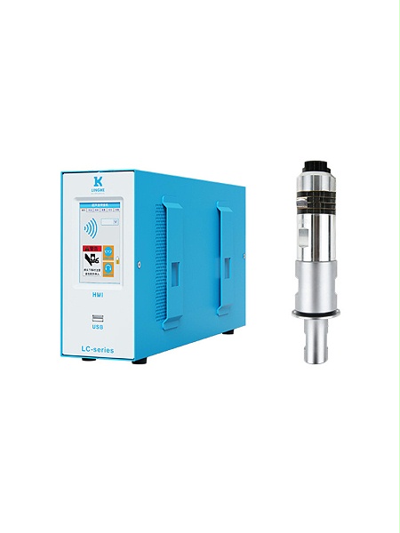 20kHz-2000W 数字 灵科超声波发生器+超声波换能器 直筒型