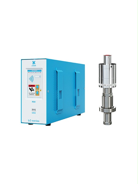 28kHz-1200W 数字 灵科超声波发生器+超声波换能器 夹持款