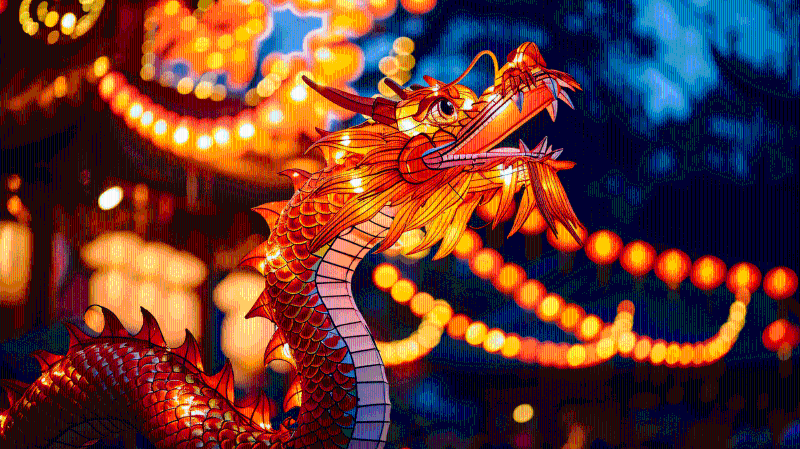 千库网_元宵节灯会闹花灯龙灯34_摄影图编号20490594